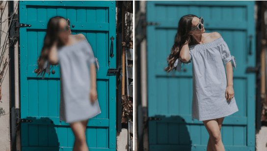 Blur background image application